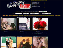 Tablet Screenshot of bustygrannies.net